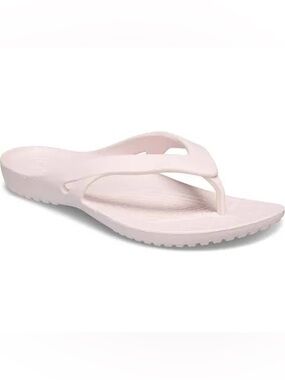 Crocs Kadee II Flip Flops Barely Pink Women’s Size 8 Lightweight Comfort Sandals